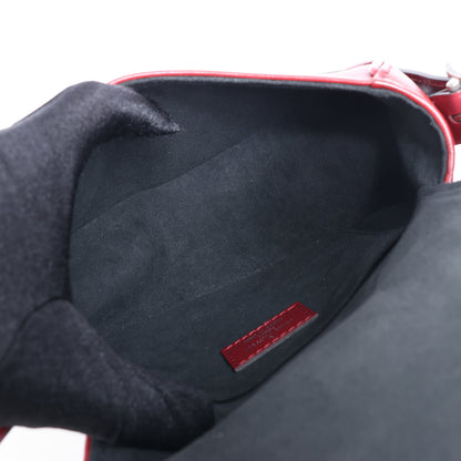 Louis Vuitton LV logo x Leather Tanblan Crossbody Bag in Red M55506