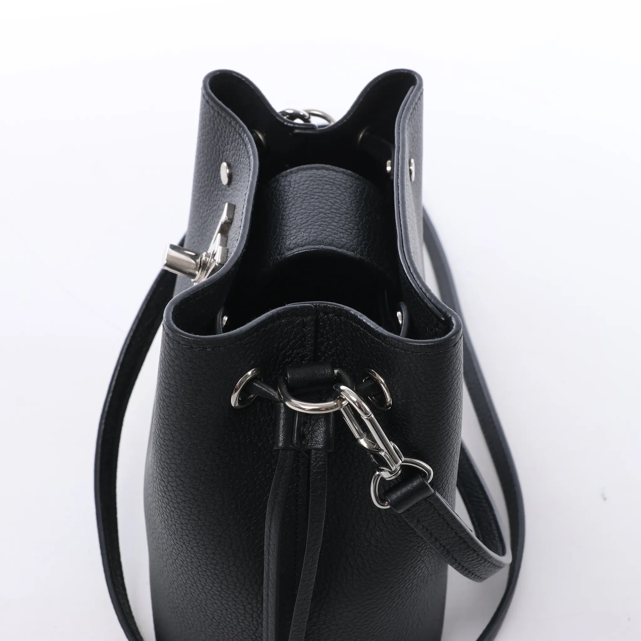 Louis Vuitton LockMe Shoulder Bag in Black