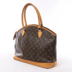 Bolso de hombro Louis Vuitton Lockit Verticals MM Monogram Désil en azul marino M93842