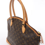 Bolso de hombro Louis Vuitton Lockit Verticals MM Monogram Désil en azul marino M93842