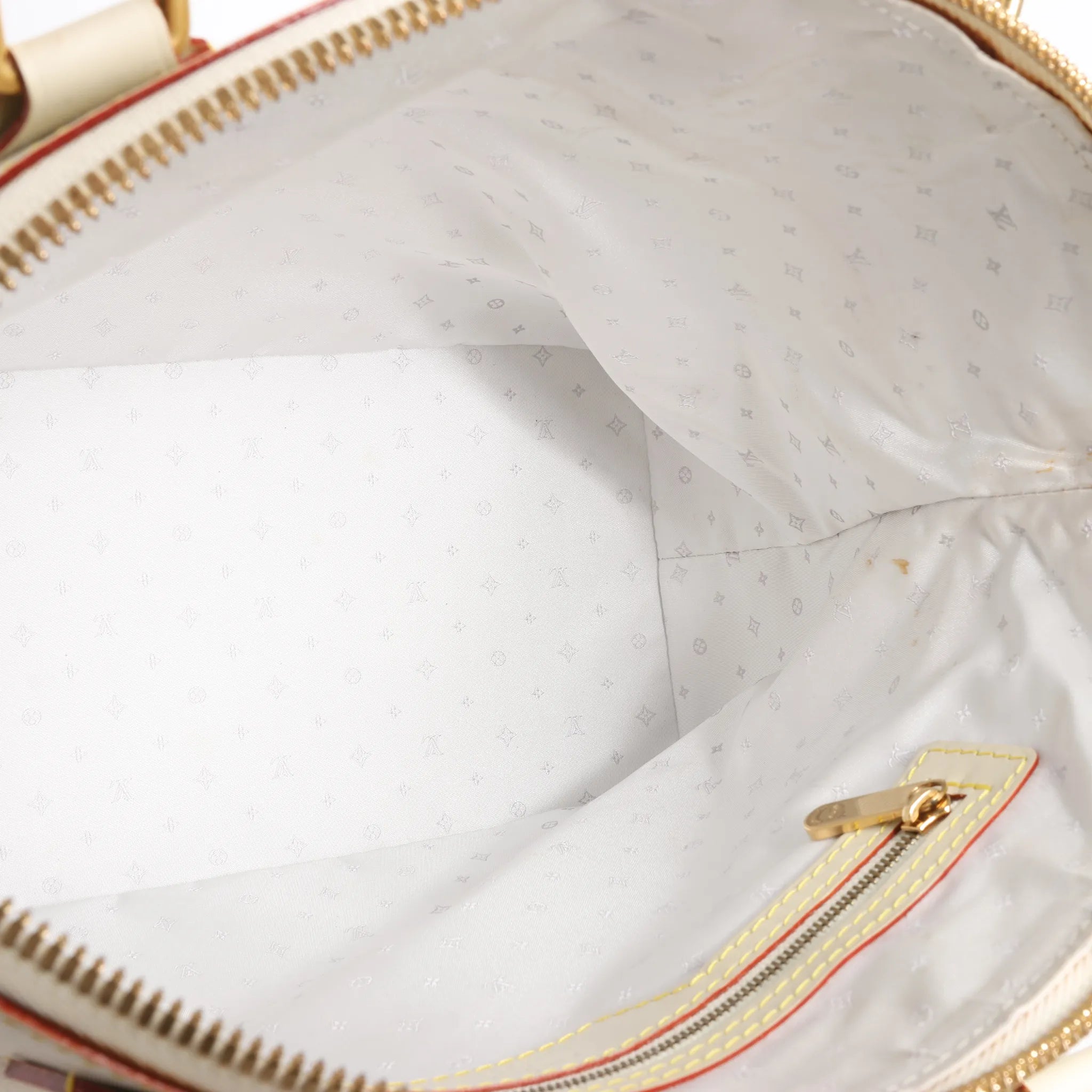 Louis Vuitton Lockit PM Suhali Handbag in White M91887