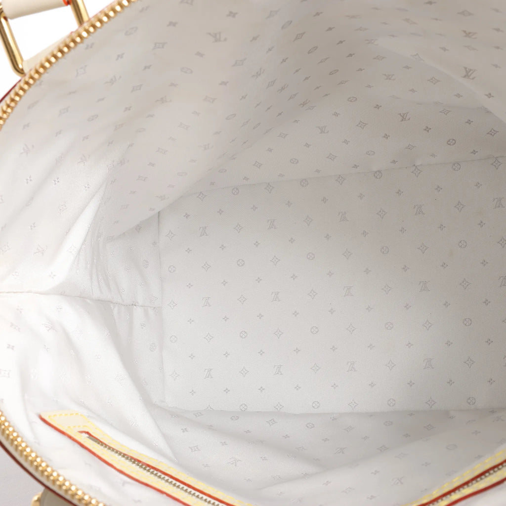 Louis Vuitton Lockit PM Suhali Handbag in White M91887
