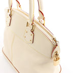 Louis Vuitton Lockit PM Suhali Handbag in White M91887