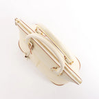 Louis Vuitton Lockit PM Suhali Handbag in White M91887