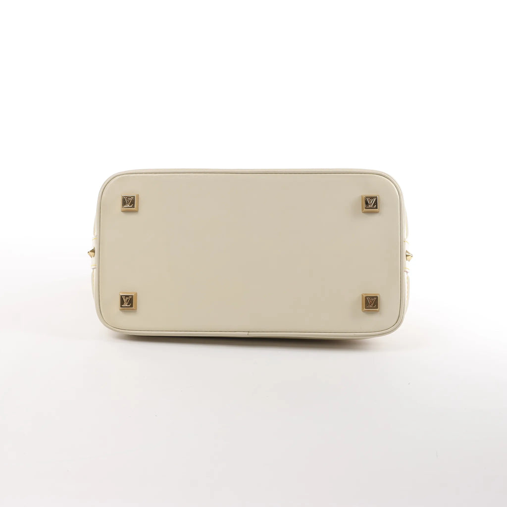Louis Vuitton Lockit PM Suhali Handbag in White M91887