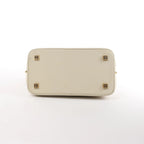 Louis Vuitton Lockit PM Suhali Handbag in White M91887