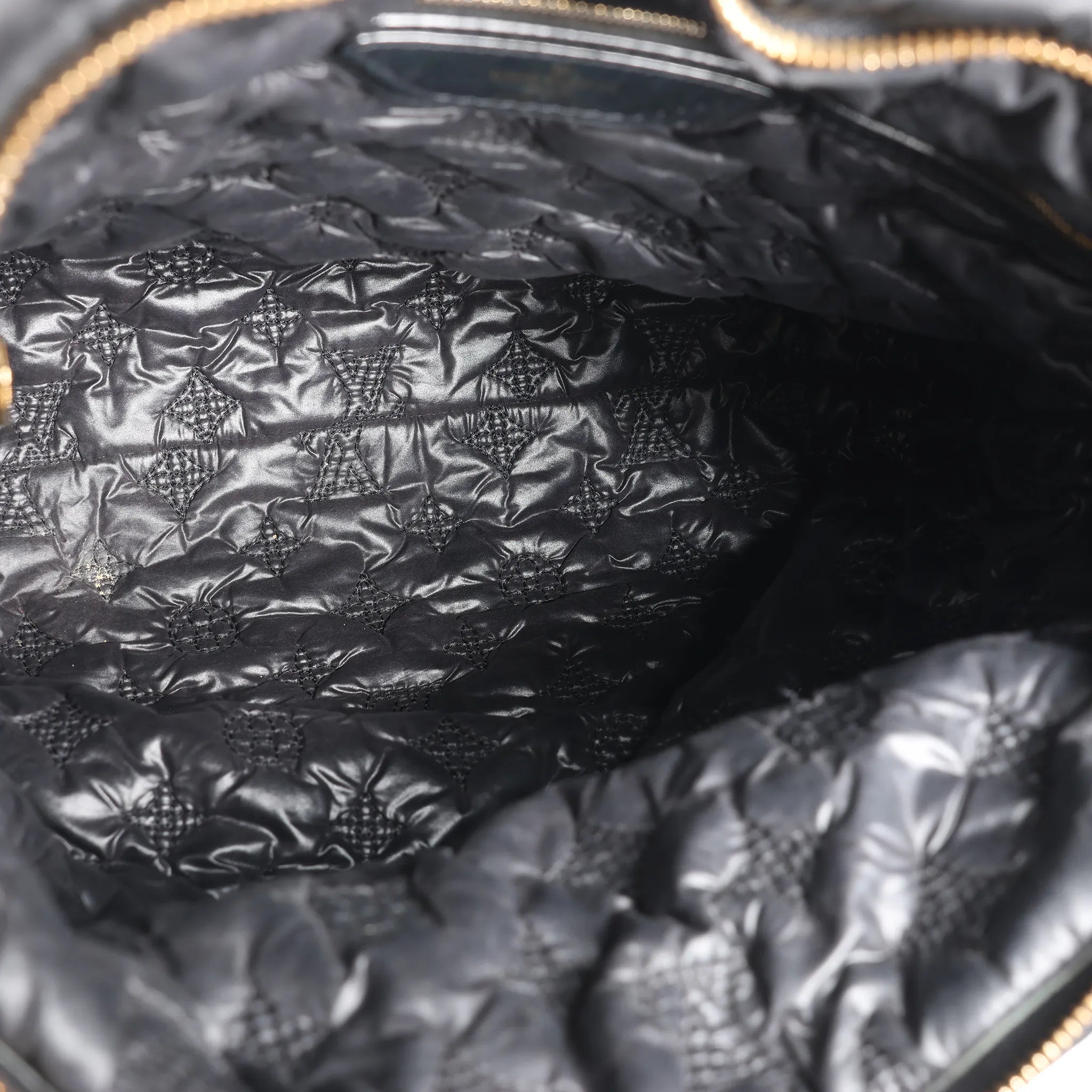 Louis Vuitton Lockit Verticals MM Monogram Désil Shoulder Bag in Navy Blue M93842