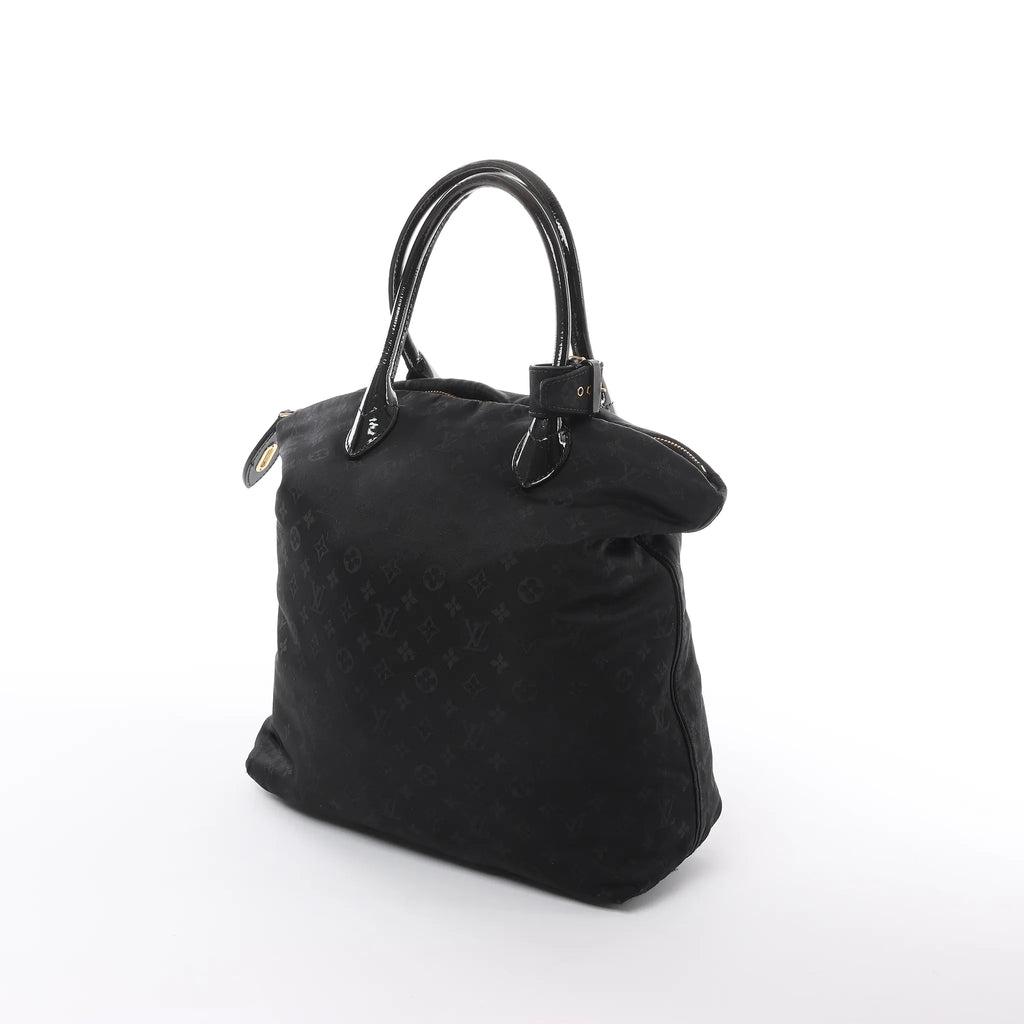 Louis Vuitton Lockit Verticals MM Monogram Désil Shoulder Bag in Navy Blue M93842