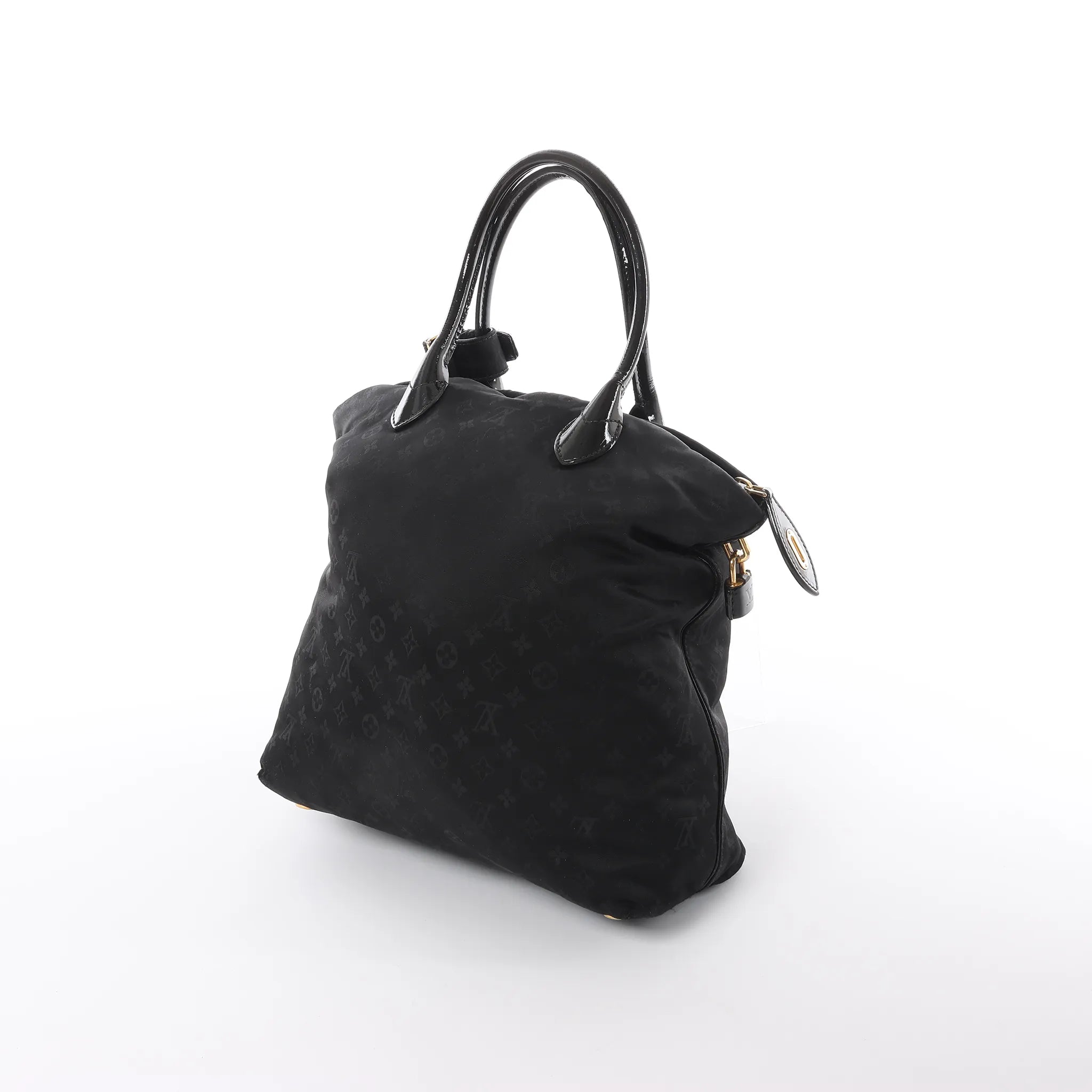 Louis Vuitton Lockit Verticals MM Monogram Désil Shoulder Bag in Navy Blue M93842