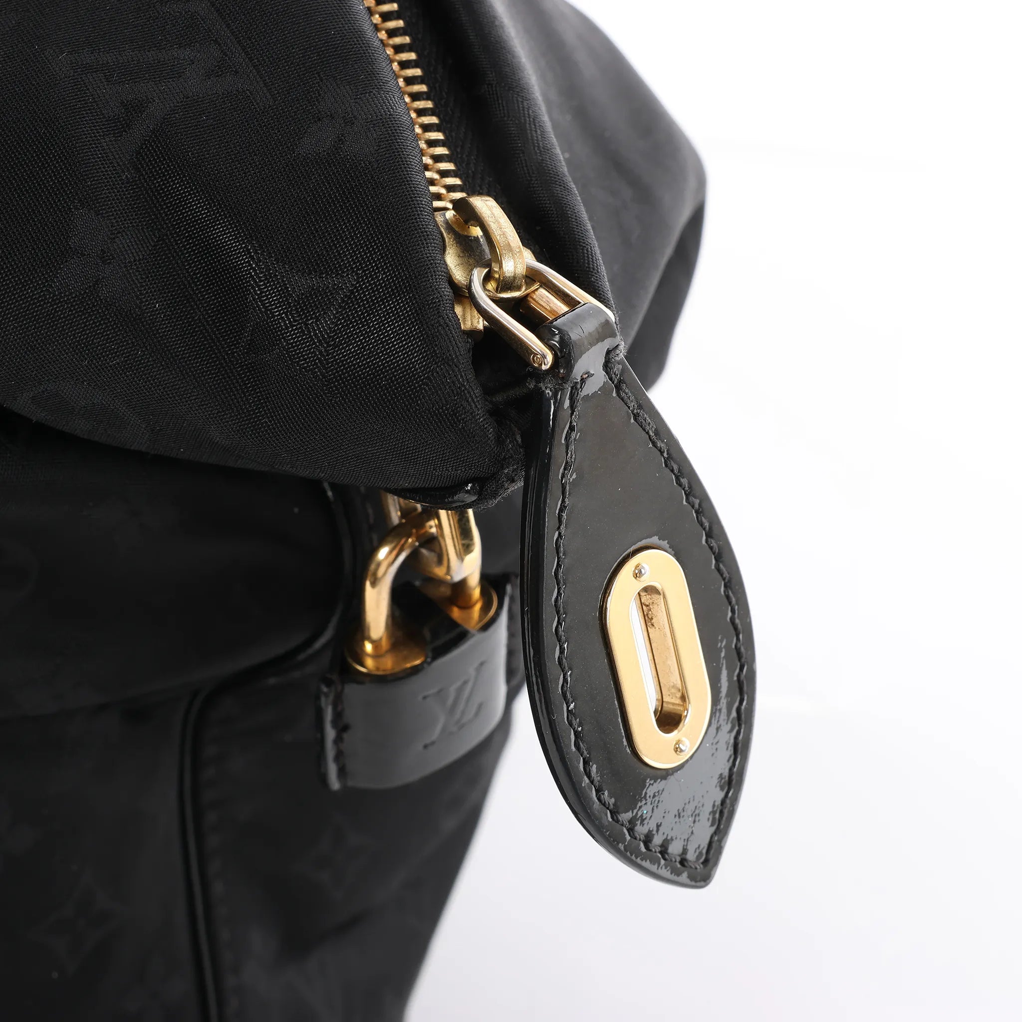 Louis Vuitton Lockit Verticals MM Monogram Désil Shoulder Bag in Navy Blue M93842