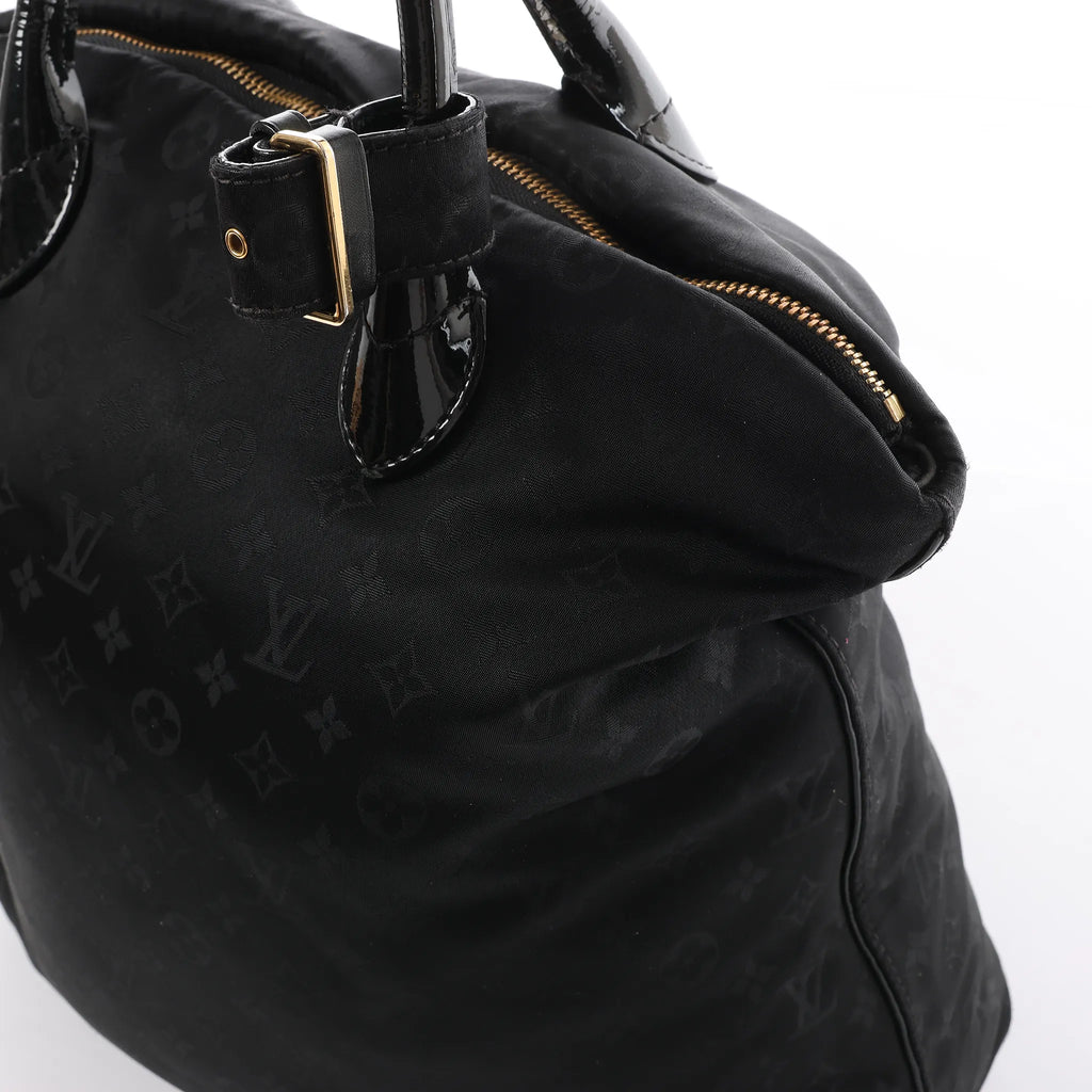 Louis Vuitton Lockit Verticals MM Monogram Désil Shoulder Bag in Navy Blue M93842