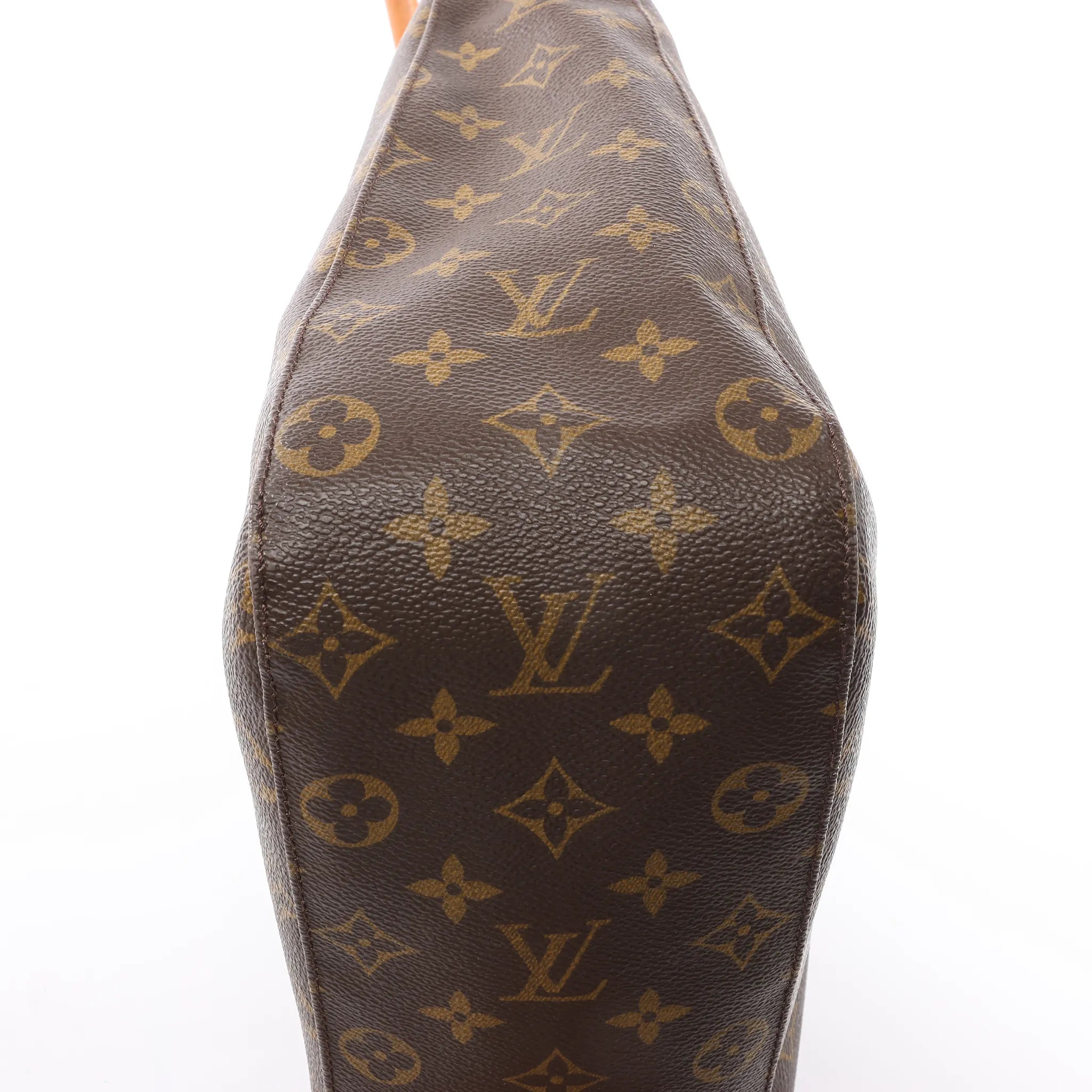 Louis Vuitton Looping GM Monogram Canvas Shoulder Bag in Brown M51145