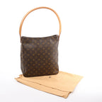 Louis Vuitton Looping GM Monogram Canvas Shoulder Bag in Brown M51145
