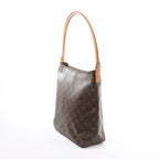 Louis Vuitton Looping GM Monogram Canvas Shoulder Bag in Brown M51145