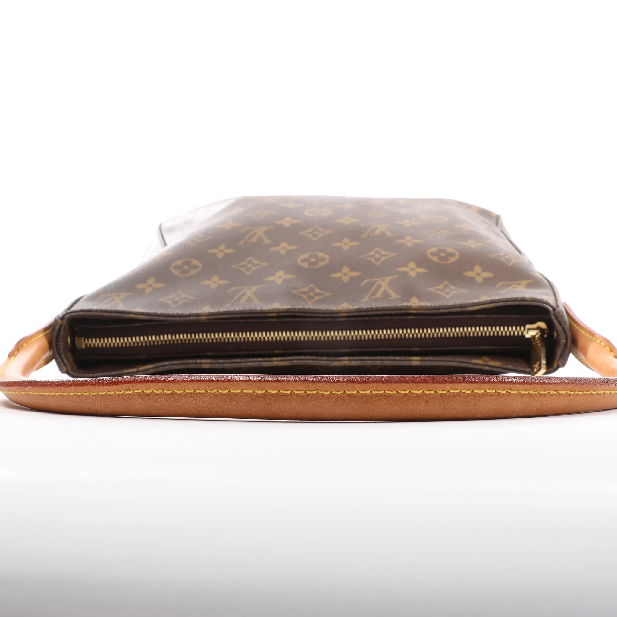 Louis Vuitton Looping GM Monogram Canvas Shoulder Bag in Brown M51145