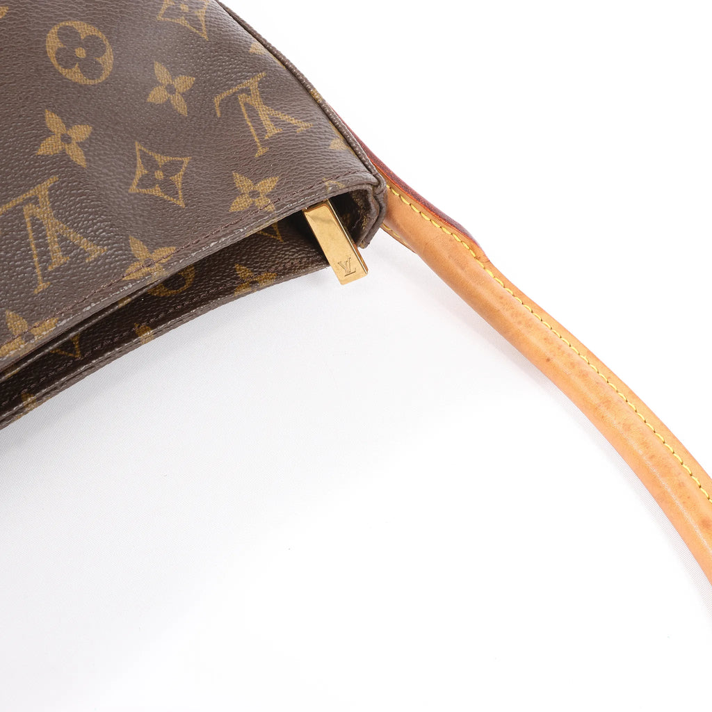 Louis Vuitton Looping GM Monogram Canvas Shoulder Bag in Brown M51145