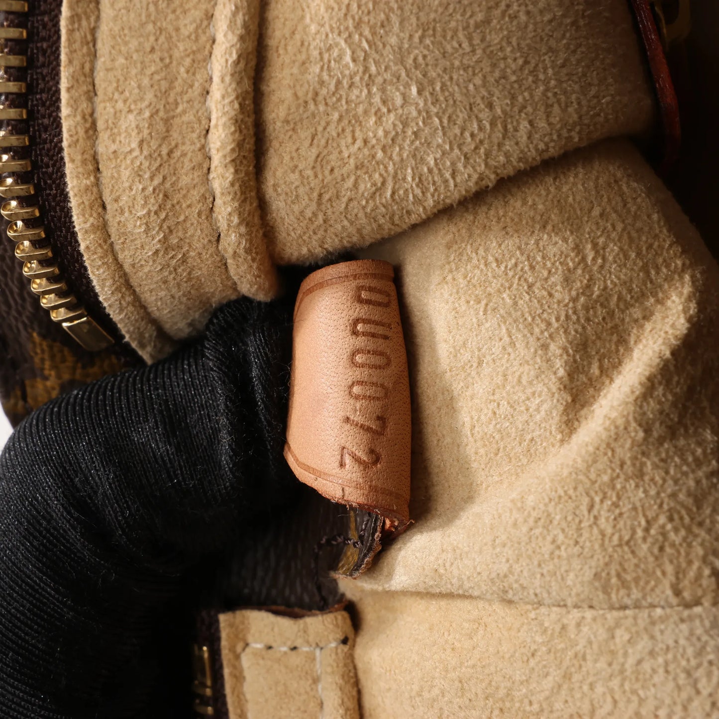 Sac bandoulière Louis Vuitton Looping GM en toile Monogram marron M51145