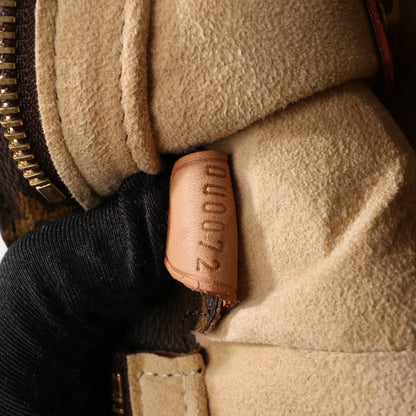 Sac bandoulière Louis Vuitton Looping GM en toile Monogram marron M51145