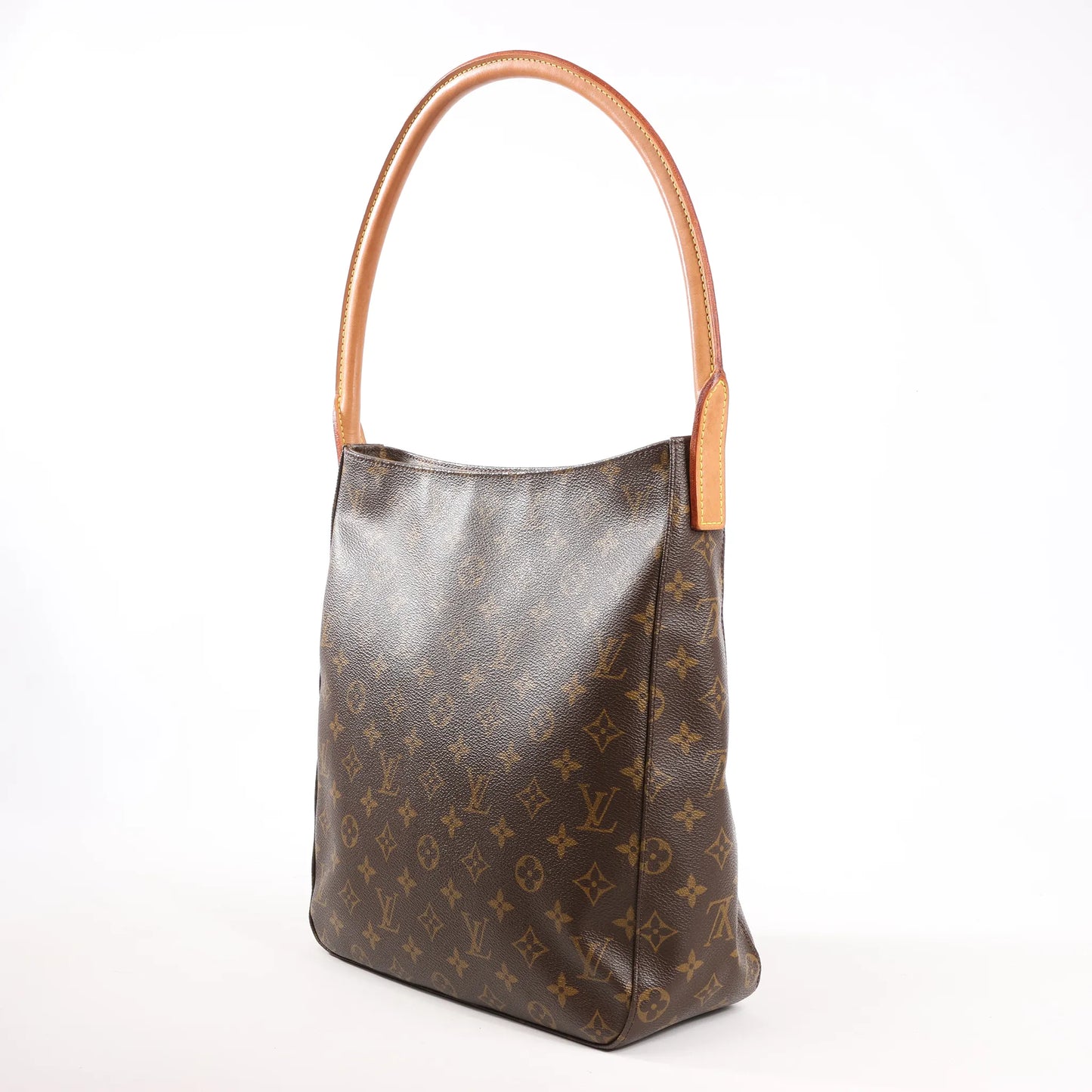 Sac bandoulière Louis Vuitton Looping GM en toile Monogram marron M51145