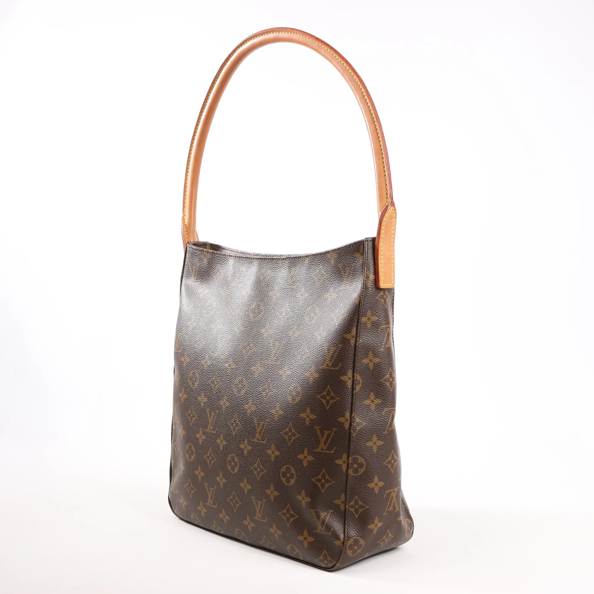 Louis Vuitton Looping GM Monogram Canvas Shoulder Bag in Brown M51145