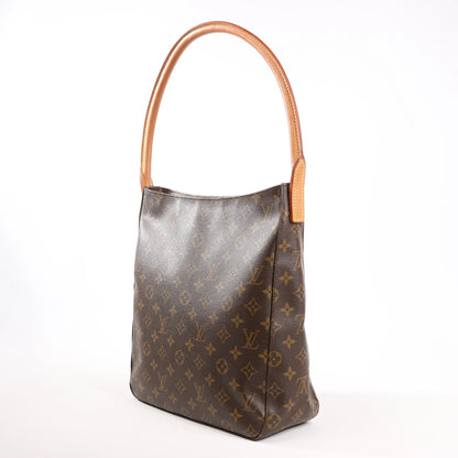 Sac bandoulière Louis Vuitton Looping GM en toile Monogram marron M51145