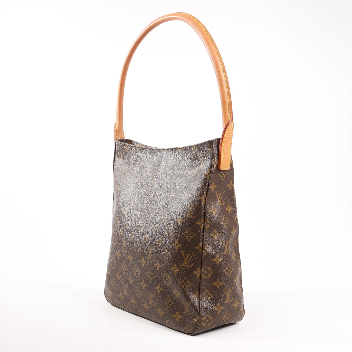 Sac bandoulière Louis Vuitton Looping GM en toile Monogram marron M51145