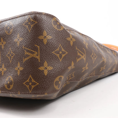Sac bandoulière Louis Vuitton Looping GM en toile Monogram marron M51145