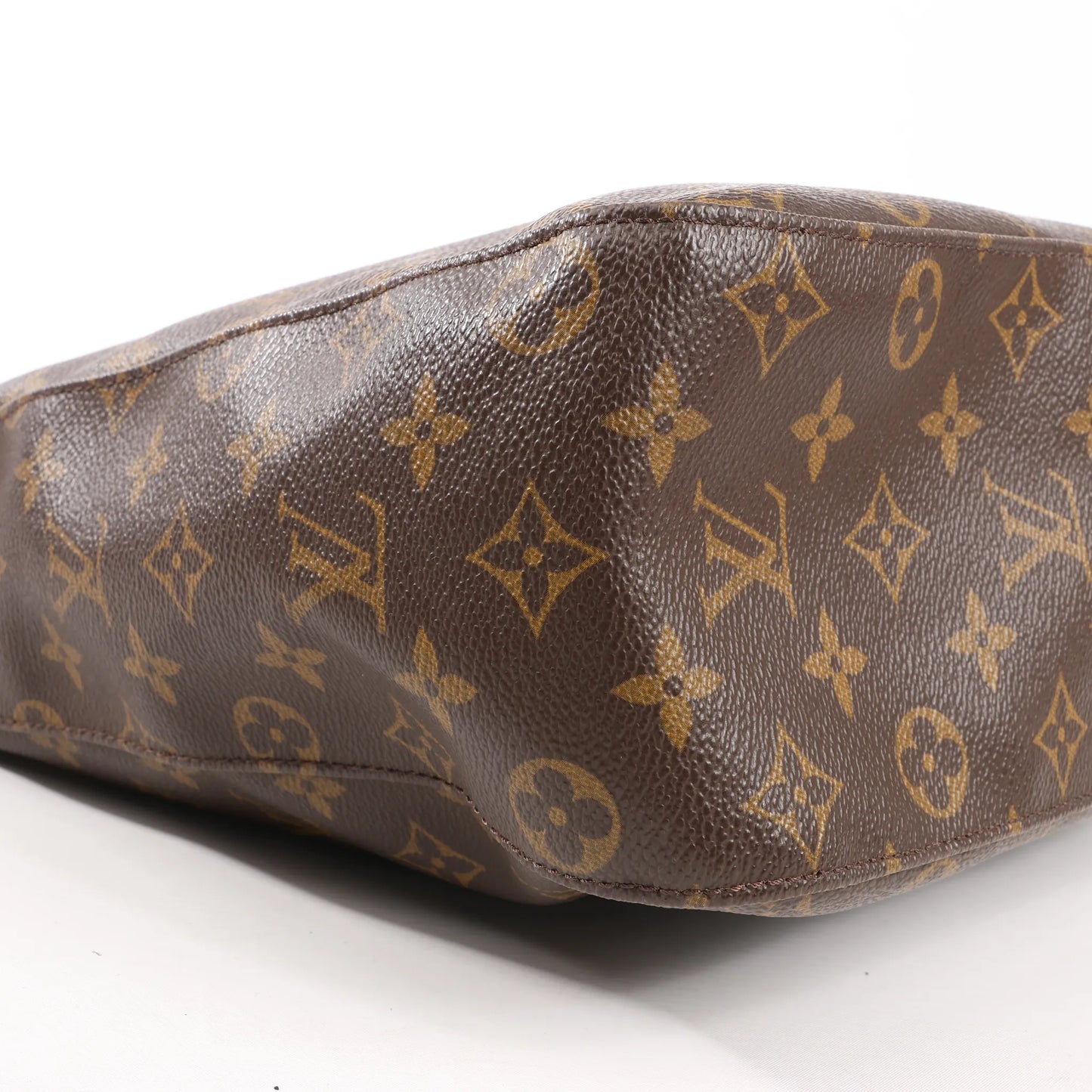 Sac bandoulière Louis Vuitton Looping GM en toile Monogram marron M51145