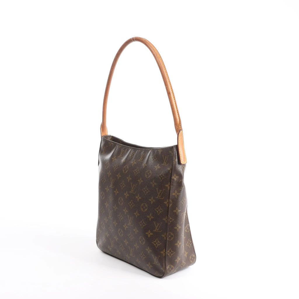Louis Vuitton Looping GM Monogram Canvas Shoulder Bag in Brown M51145