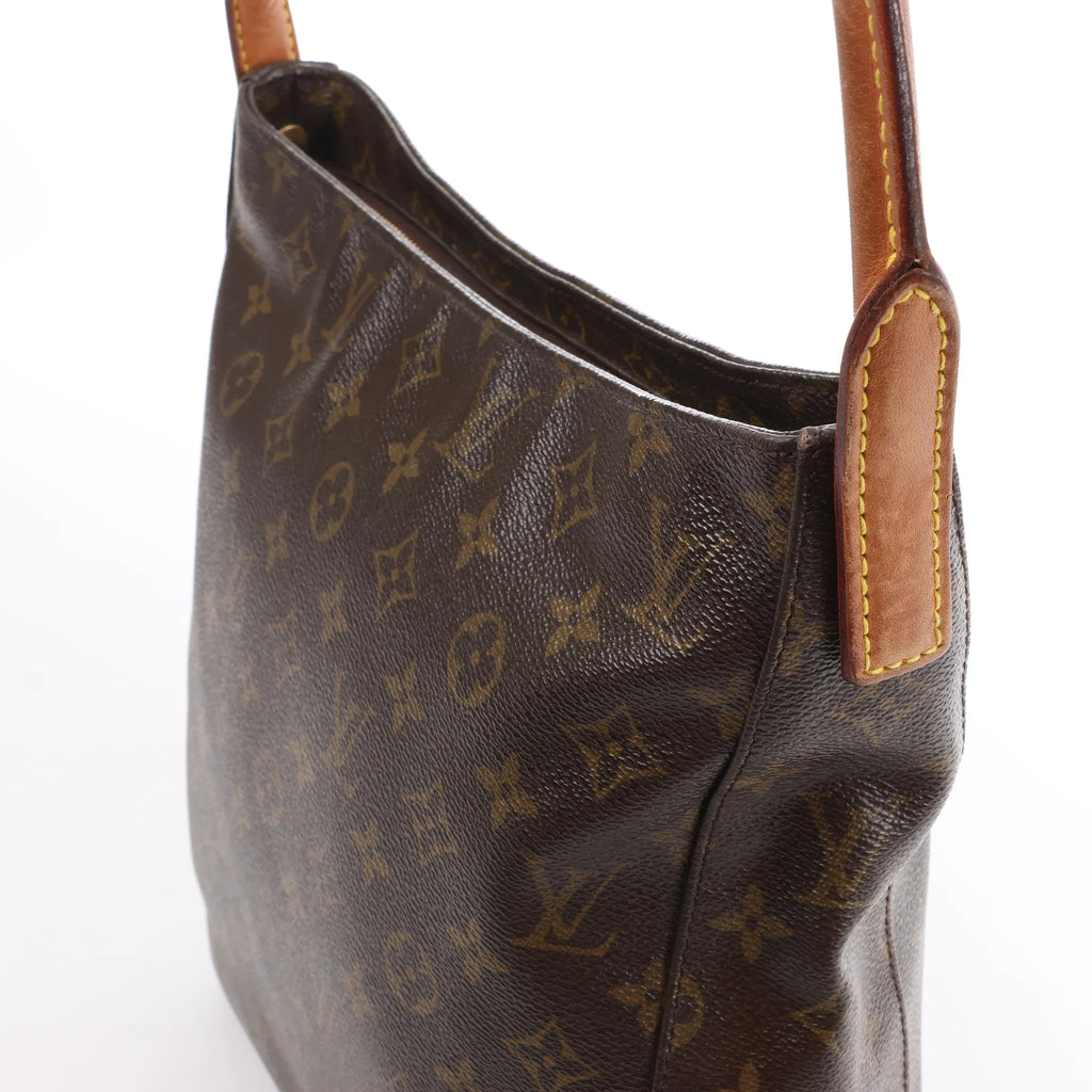 Louis Vuitton Looping GM Monogram Canvas Shoulder Bag in Brown M51145