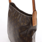 Louis Vuitton Looping GM Monogram Canvas Shoulder Bag in Brown M51145