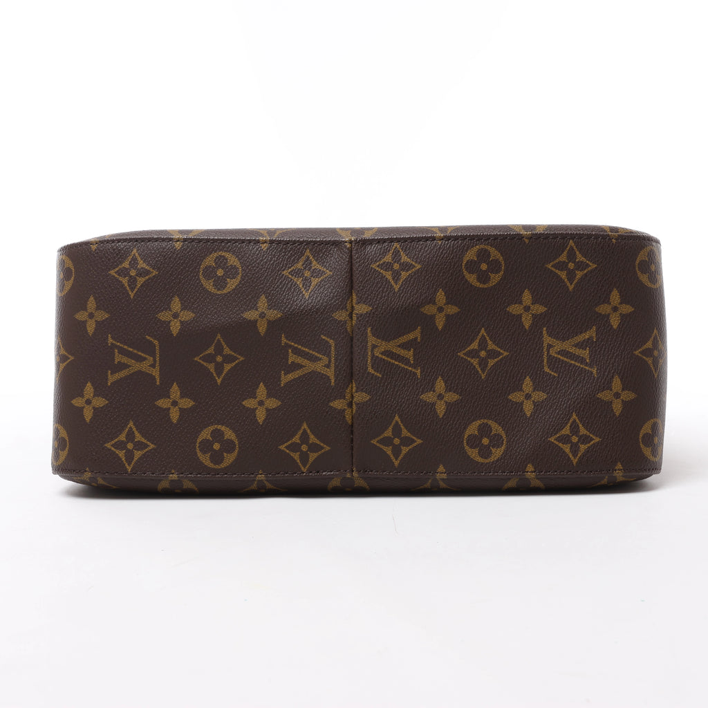 Bolso de hombro Louis Vuitton Looping GM Monogram de lona en marrón M51145