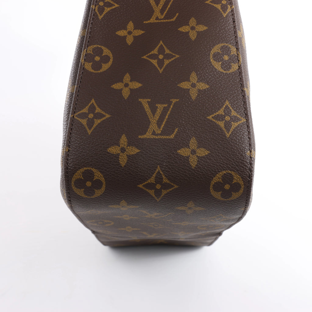 Bolso de hombro Louis Vuitton Looping GM Monogram de lona en marrón M51145