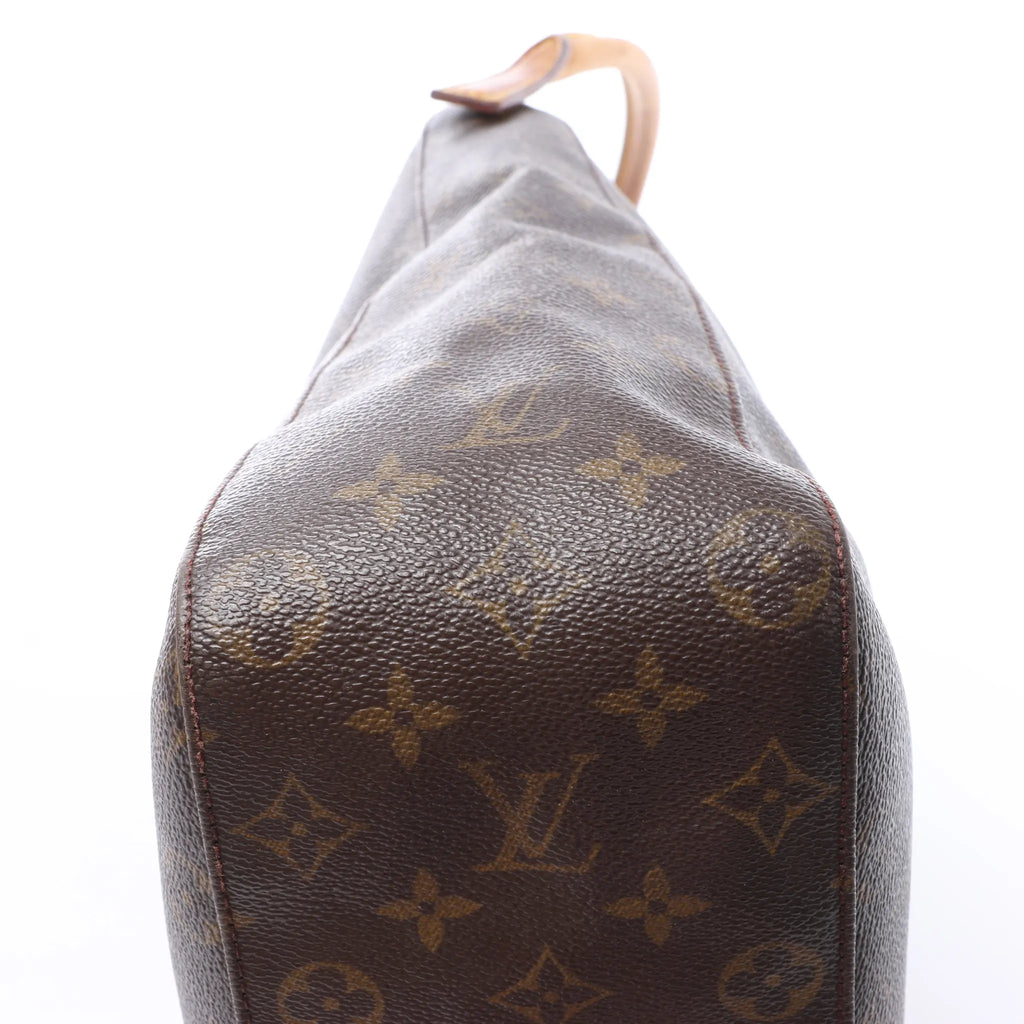Bolso de hombro Louis Vuitton Looping GM Monogram de lona en marrón M51145