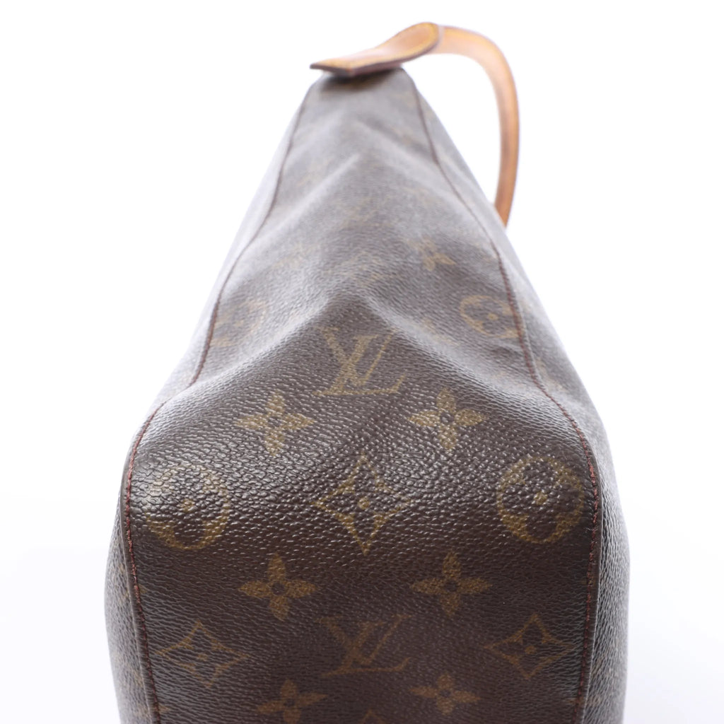 Bolso de hombro Louis Vuitton Looping GM Monogram de lona en marrón M51145