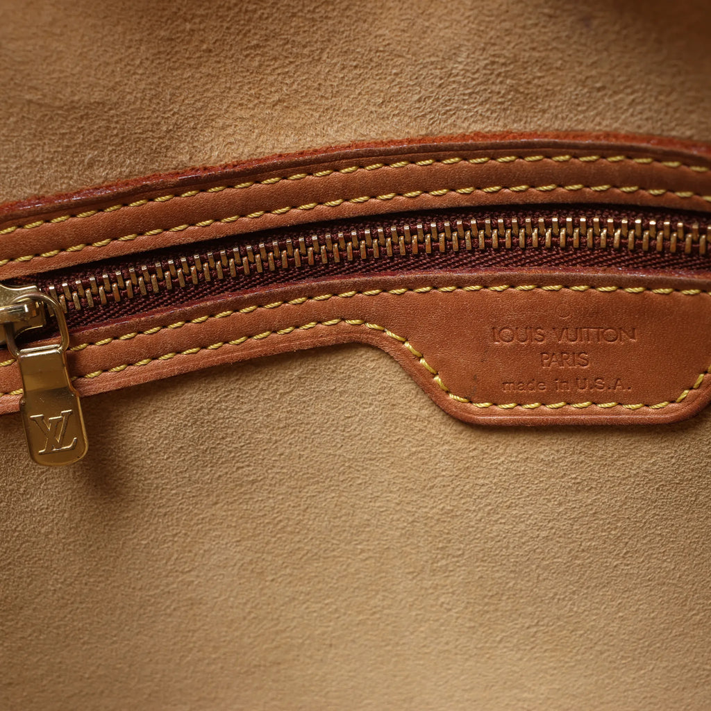 Bolso de hombro Louis Vuitton Looping GM Monogram de lona en marrón M51145