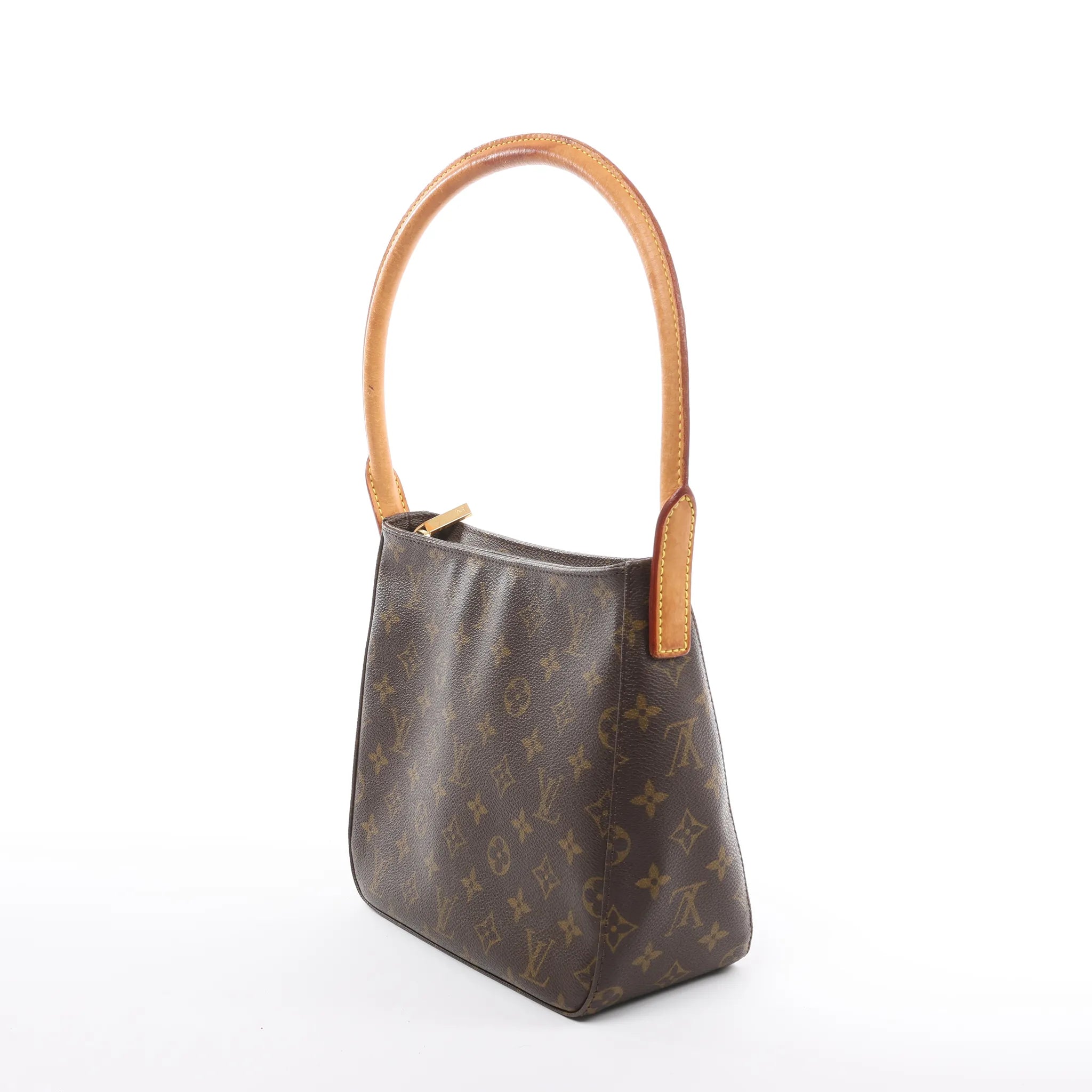 Louis Vuitton Looping MM Monogram Canvas Shoulder Bag in Brown M51146