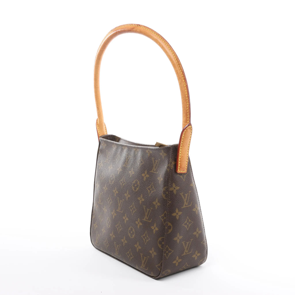 Louis Vuitton Looping MM Monogram Canvas Shoulder Bag in Brown M51146