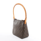 Louis Vuitton Looping MM Monogram Canvas Shoulder Bag in Brown M51146