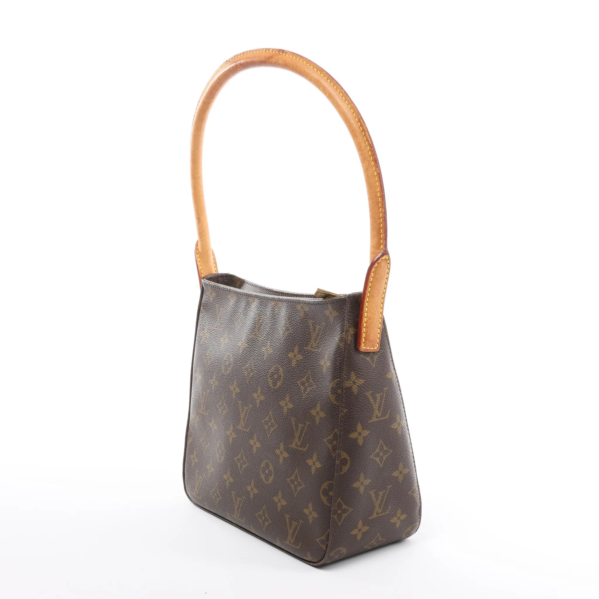 Louis Vuitton Looping MM Monogram Canvas Shoulder Bag in Brown M51146