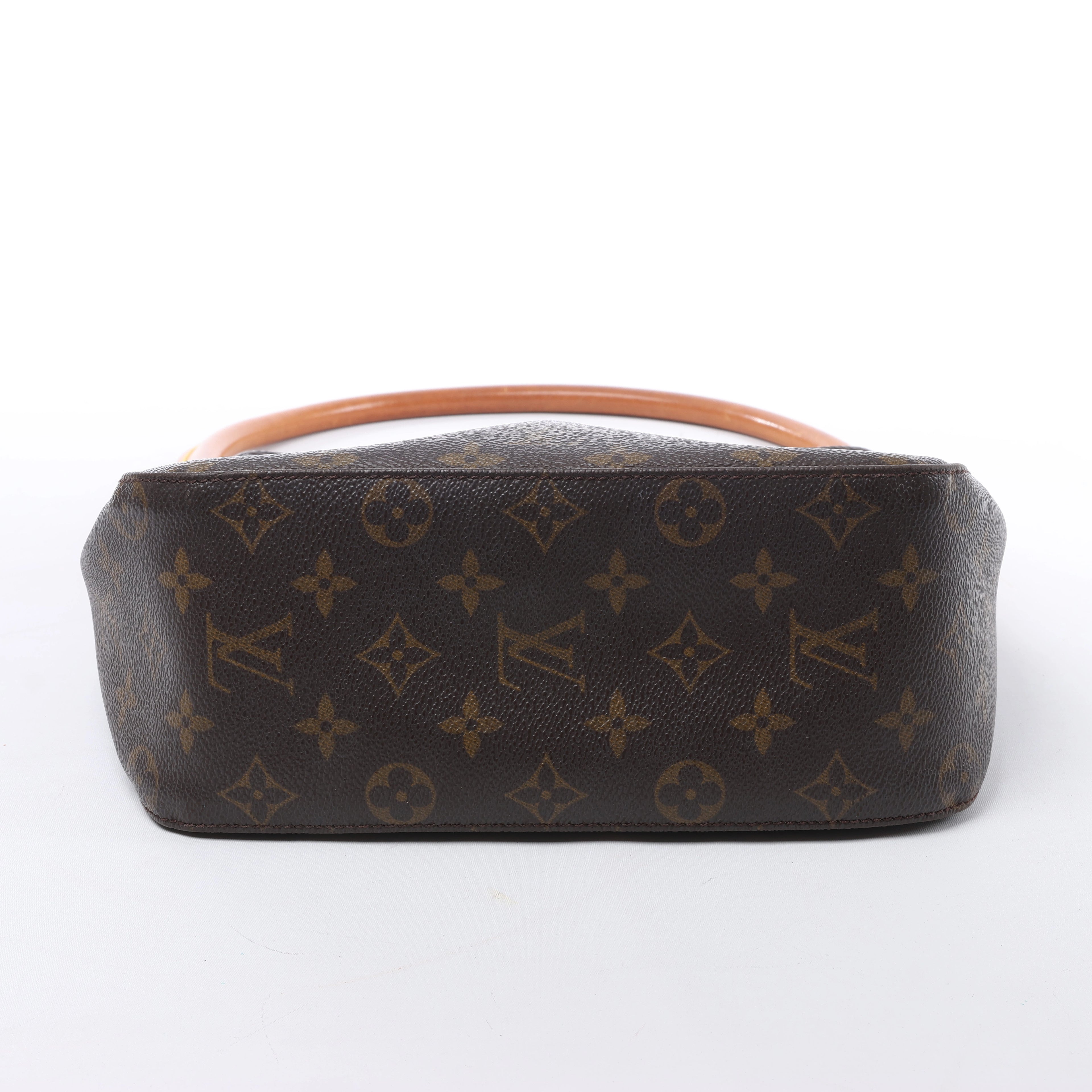 Bolso de hombro Louis Vuitton Looping MM Monogram de lona en marrón M51146