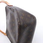 Bolso de hombro Louis Vuitton Looping MM Monogram de lona en marrón M51146