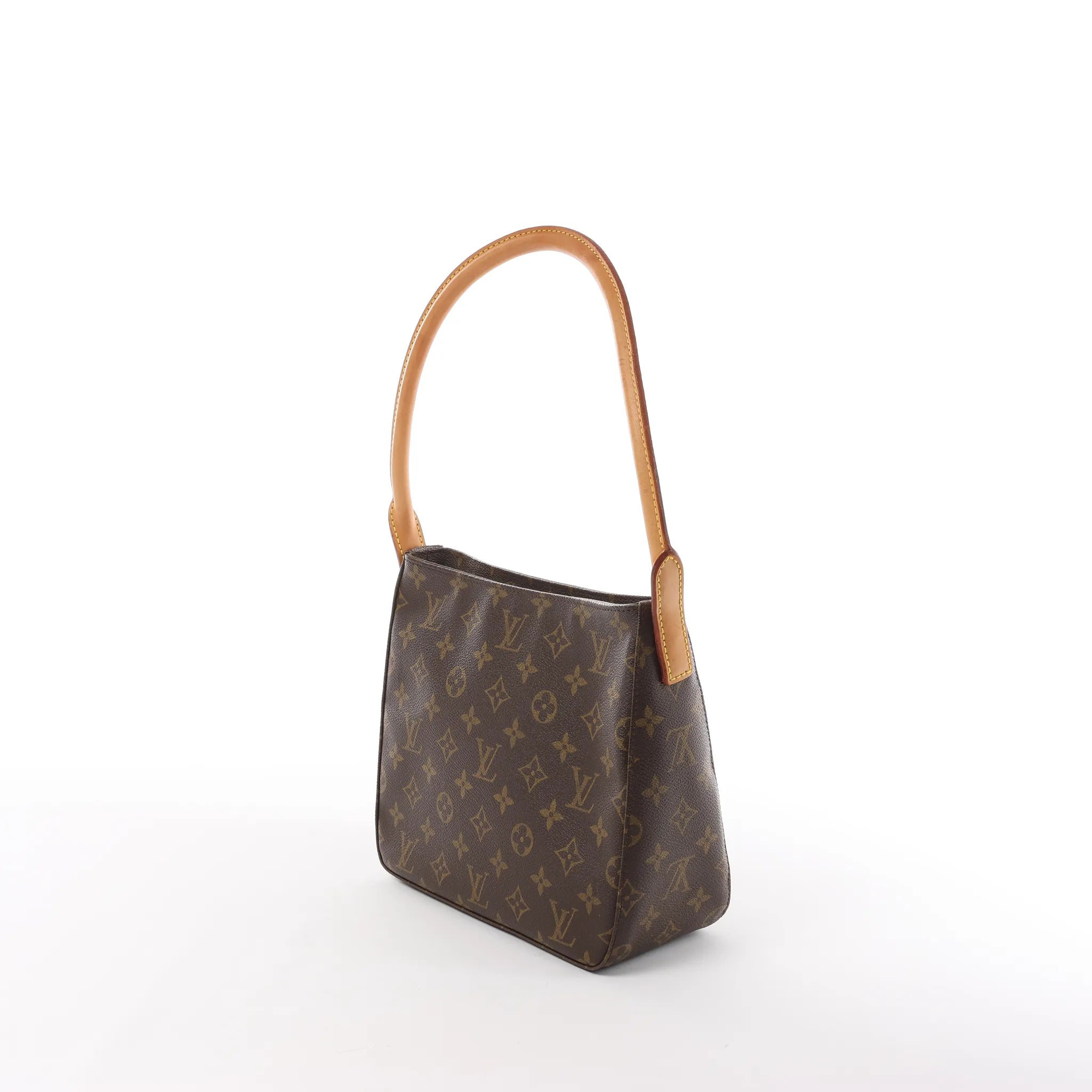 Louis Vuitton Looping MM Monogram Canvas Shoulder Bag in Brown M51146