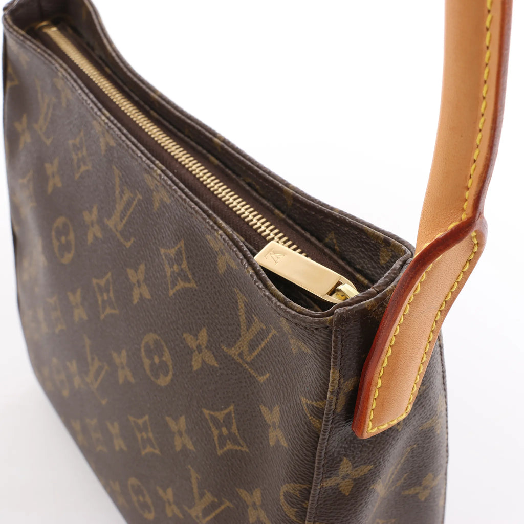 Louis Vuitton Looping MM Monogram Canvas Shoulder Bag in Brown M51146