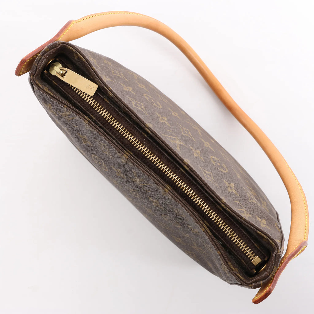 Louis Vuitton Looping MM Monogram Canvas Shoulder Bag in Brown M51146
