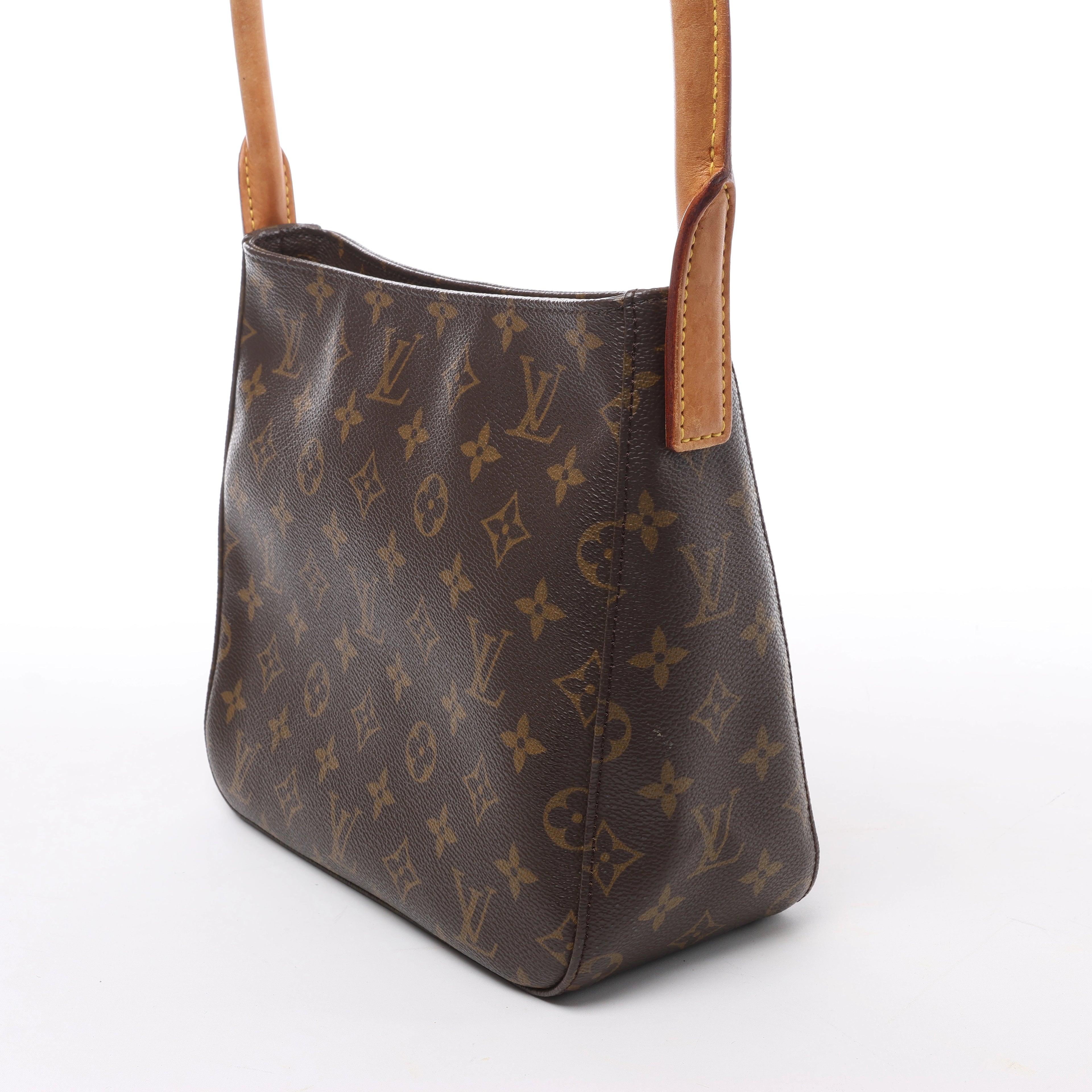Louis Vuitton Looping MM Monogram Canvas Shoulder Bag in Brown M51146