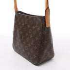 Louis Vuitton Looping MM Monogram Canvas Shoulder Bag in Brown M51146