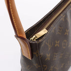 Louis Vuitton Looping MM Monogram Canvas Shoulder Bag in Brown M51146