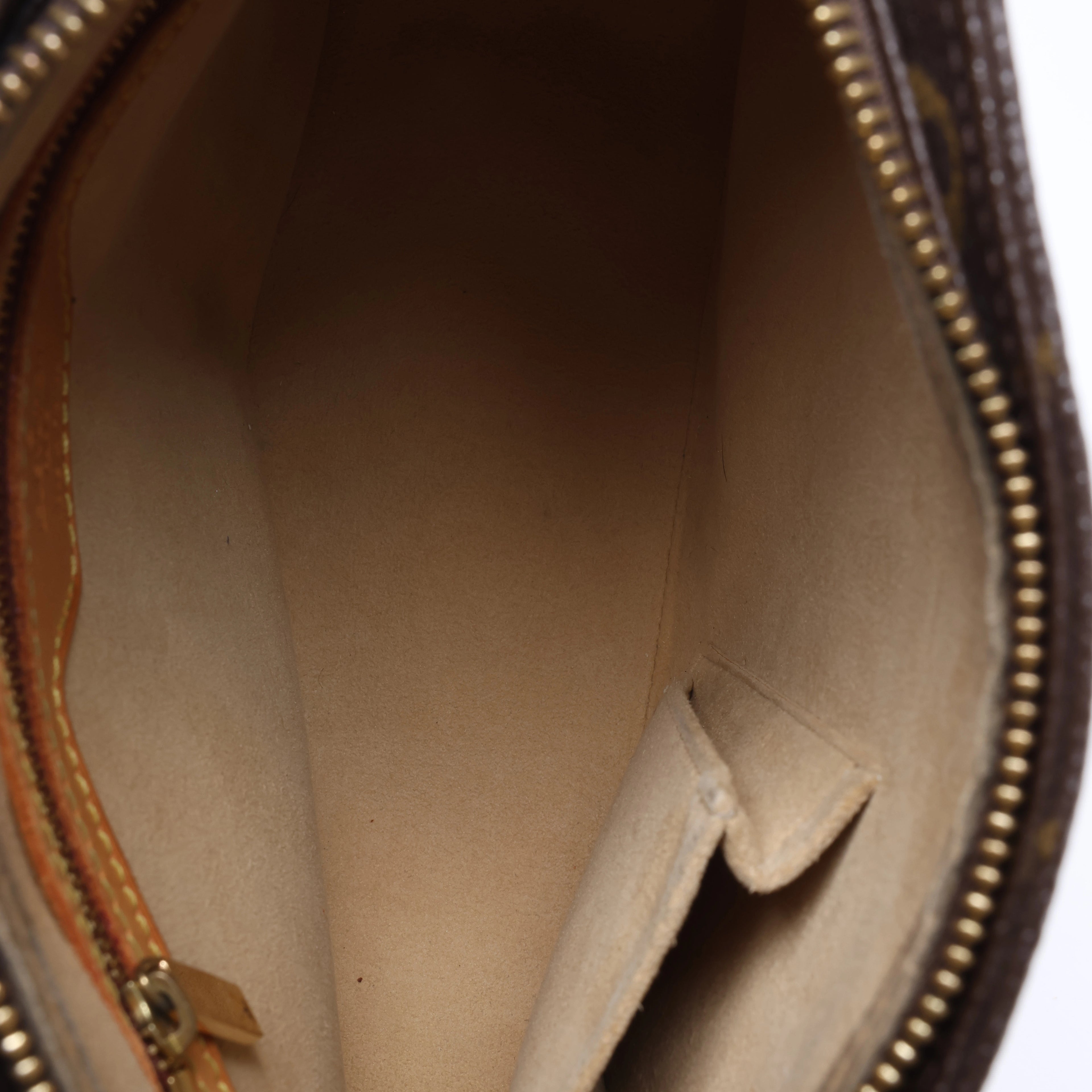 Bolso de hombro Louis Vuitton Looping MM Monogram de lona en marrón M51146