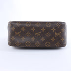 Bolso de hombro Louis Vuitton Looping MM Monogram de lona en marrón M51146
